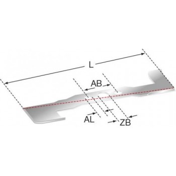 L AMA UNIVERSALGEBLÄSE FÜR 43 CM MÄHER Pflugschar