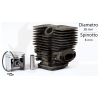 Cylinder and piston for ALPINA-CASTOR VIP 40, TURBO 40 brush cutter (008265BM) ALPINA-CASTOR cylinders