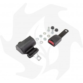 Approved seat belt and fixing bracket kit for tractors, agricultural machinery and various others Seat belts