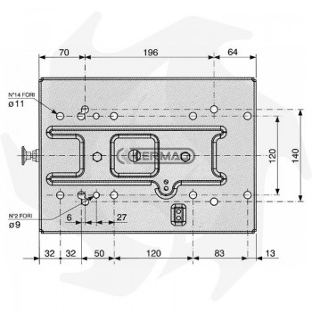 Sitz für Traktor mit pneumatischer M97-Federung aus Stoff mit Cobo-Homologation Kompletter Sitz