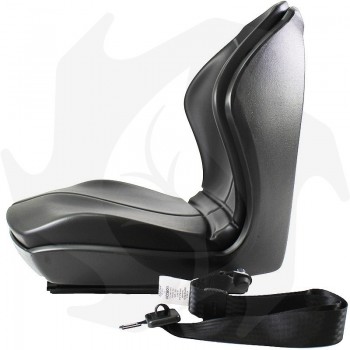 Cobo PS48 tractor seat approved with fixed belts, micro and guides Approved Complete seat