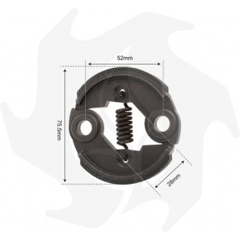 Embrayage pour débroussailleuse Kawasaki KT 17, TG 33, TD 33, 40,48, TH 34, TH43,48 Embrayages