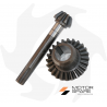 Bevel gear pinion + crown for VALPADANA VMC14 Z:9/24 Spare parts for walking tractors