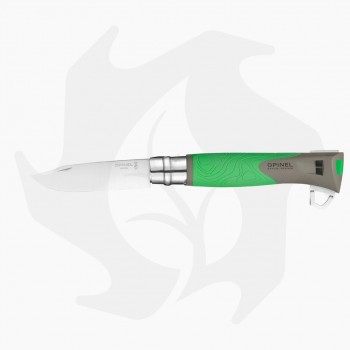 Coltello lama Opinel n.12 impugnatura ergonomica ideale per outdoor con rimuovi zecche Coltelli Opinel