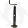 Telescopic servo drawbar support for agricultural trailers 80 x 500 mm Servorudders