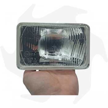 Asymmetric front light with 2 lights for tractor Tractor headlight