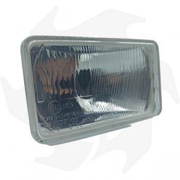 Asymmetric front light with 2 lights for tractor Tractor headlight