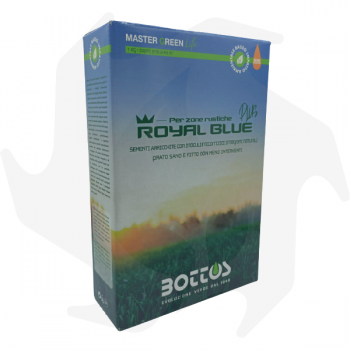 Royal Blue Plus Bottos - 1Kg Graines tannées professionnelles pour pelouse vert foncé résistante aux maladies et à la séchere...