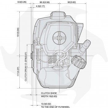 Kompletter Ersatzmotor für Freischneider TJ45E Benzinmotor