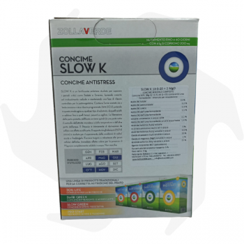 Slow K Bottos - 4Kg Advanced anti-stress fertilizer specific for pre-summer and pre-winter fertilization Lawn fertilizers