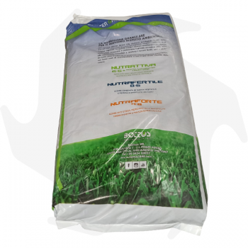 Nutraforte Bottos - 20 Kg Fertilizante mineral orgánico natural para césped de origen vegetal con acción antiestrés Bioestimu...