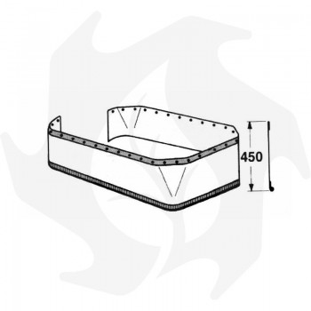 Telo di protezione giallo per falciatrici rotative Accessories for agriculture