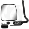 Specchio CPL nero sx vetro bianco PER CABINE FIAT-SAME 230x180mm Rearview mirror