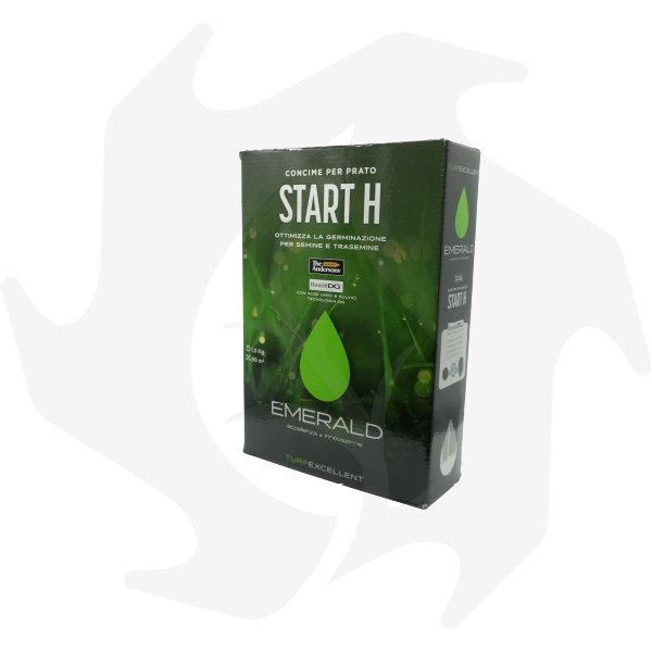 Start H Emeraldgreen - 1,5 Kg Concime granulare per nuove semine e