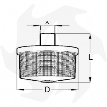 Filtro di aspirazione a cestello Filtro aria - gasolio