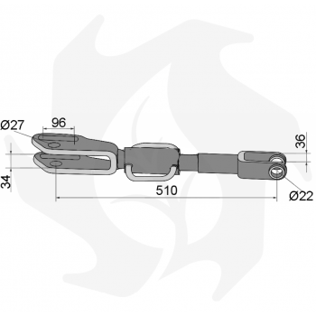 Side lift arm for New Holland tractor - upper link Tractor Accessories