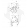 Motor de gasolina de 4 tiempos Planty adaptable a Honda GX35 para desbrozadora Motor de gasolina