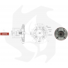 Motore diesel completo Zanetti ZDM 86 C1ME da 10hp adattabile a macchine agricole con albero conico da 23mm Motore Diesel