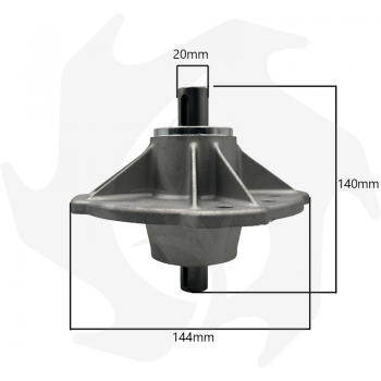 Blade holder hub for Castelgarden F72 Twincut lawn tractor Blade hubs and supports