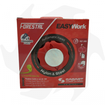 EASY-WORK 10X1.25 left beat and go brush cutter head with aluminum leaf Tap and go head