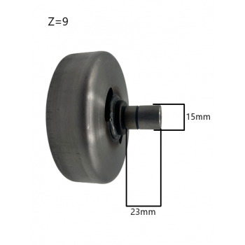 Campana de embrague para desbrozadora Marunaka para embragues de 78 mm con enganche acanalado z9 Campana frizione