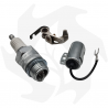 Points + condenser and spark plug kit for Acme AL480/VT88/FE82 engine Platinum Tips - Condenser