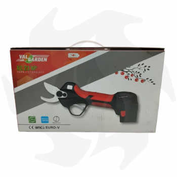 Valgarden XC 23 NP cordless pruning shears with curved through-cut blade Battery powered scissors