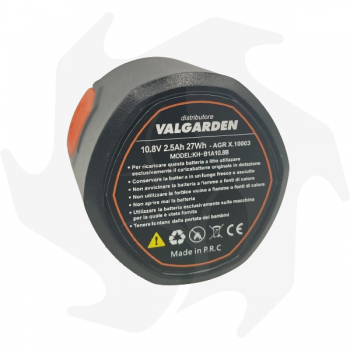 Batteria di ricambio 2.5 Ah per Potatore XP10N e Forbici XC23 Valgarden Batterie e Caricabatterie