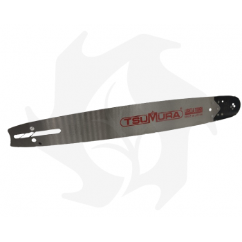 TSUMURA SOLID 325 1.3mm professional bar kit 72 45cm links with replaceable reinforced ferrule + no. 2 chains Chainsaw bar