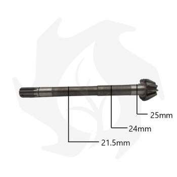 Pignon + pignon conique pour Pasquali Z:9/26 Pièces de rechange pour tracteur à deux roues