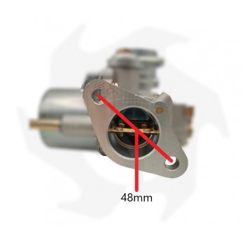 Adaptable carburetor for Lombardini engine LA 80 - LA 82 oblique manifold Carburetor