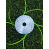 APOCALISSE Kopfsatz + 4mm Vierkantdraht und Anti-Wrap-Scheibe Ersatzteile für Gartenmaschinen