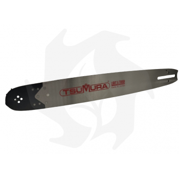 TSUMURA SOLID 3/8 1.5mm professional bar 68 45cm links with replaceable reinforced punt + no.2 chains Chainsaw bar