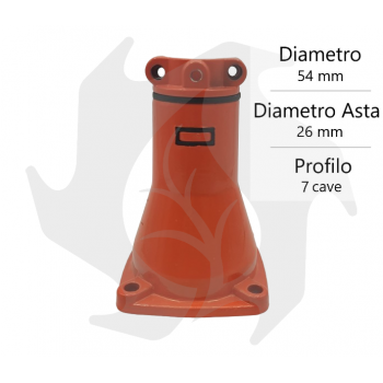 Kit campana completo per decespugliatore con frizione da 54 mm 26 mm 7 cave Kit Campana Frizione