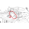 Plate brake lever plate for GGP - STIGA - Castelgarden with 102-122mm plate Garden Machinery Spare Parts