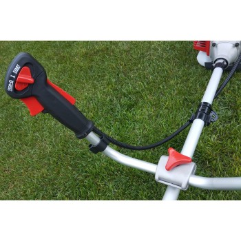 Brush cutter with Kawasaki TJ53 engine, professional double handle Petrol brush cutter