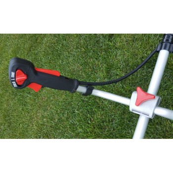 Brush cutter with Kawasaki TJ53 engine, professional double handle Petrol brush cutter