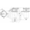 Filtro semi immerso attacco 1/2" filtrazione 90µ portata 75lt/min Pompe Oleodinamiche e accessori