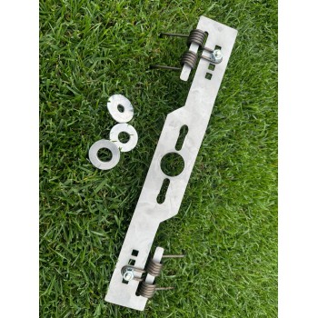 Lawnmower aerator and scarifier blade + replacement springs Scarifier blade