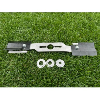 2 in 1 lawn mower and scarifier blade with universal connection Scarifier blade