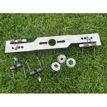 2 in1 lawnmower and aerator blade with universal connection + replacement springs Scarifier blade