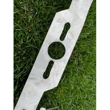 2 in1 lawnmower and aerator blade with universal connection + replacement springs Scarifier blade