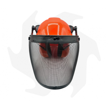 Approved adjustable helmet / protective helmet + headphones + visor Helmets and Visors