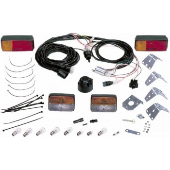 Complete universal 12V light kit for tractors, 4m cable Tractor headlight